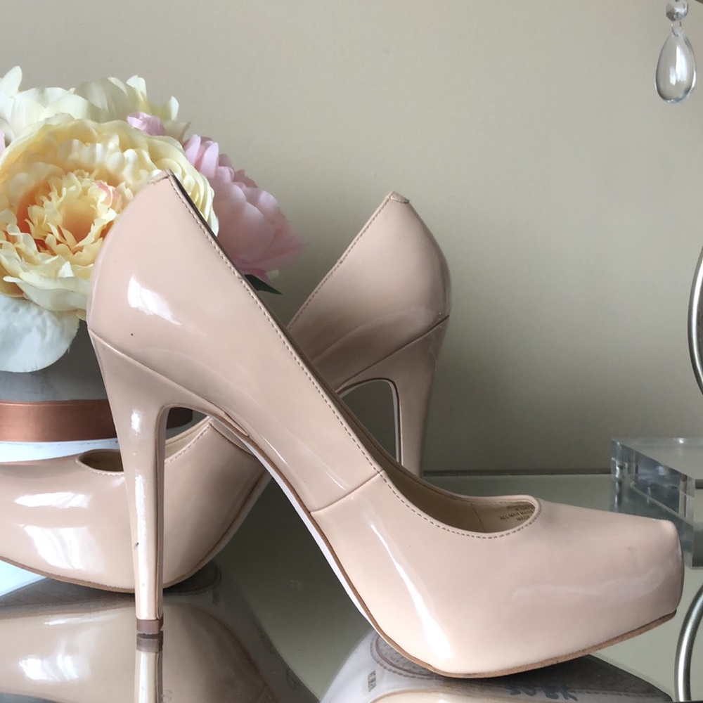 Jessica Simpson Parisah Patent Platform Stiletto Pumps - Picture 2 of 6